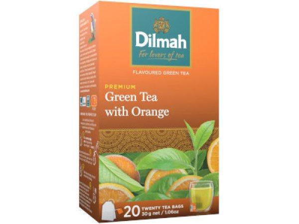 Dilmah Green tea 20*1,5g with Orange