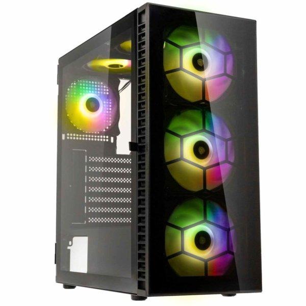 Kolink Observatory HF Glass ARGB Tempered Glass Black