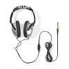 Nedis HPWD1200BK Over-Ear Wired Headphones Black/Silver