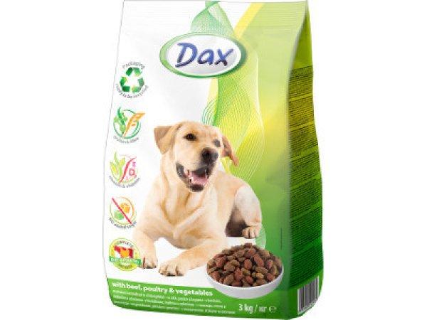Dax Dog száraz eledel 3kg Marha,Baromfi-zöldségek