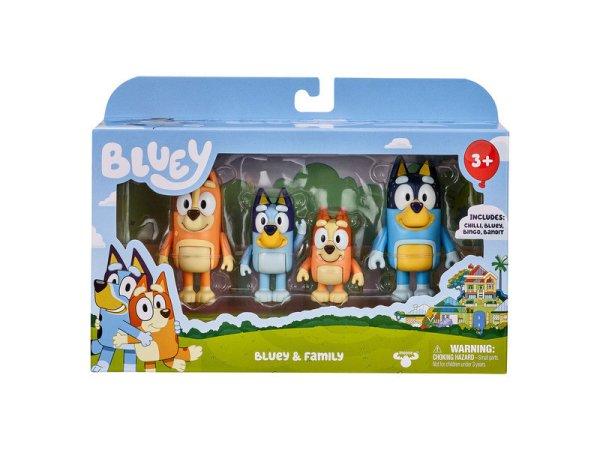 Bluey Család Figura Szett 4db