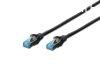 Digitus CAT5e SF-UTP Patch Cable 2m Black