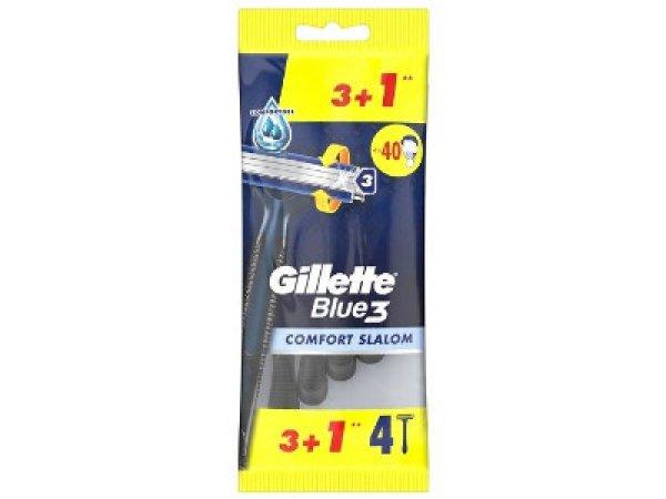 Gillette Blue3 eldobható borotva 4db Comfort Slalom
