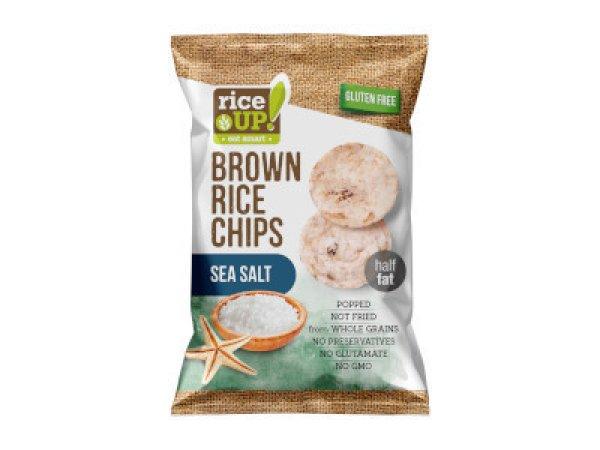 Rice Up! Brown Rice Chips Tengeri sós 60g