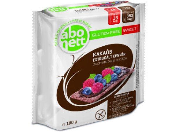 Abonett extrudált kenyér 100g Kakaós