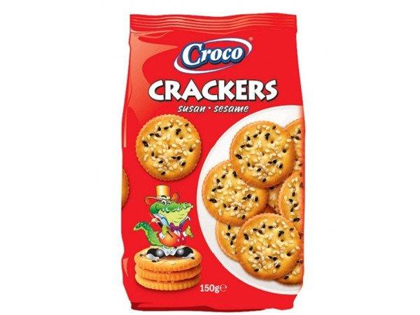 Croco kréker 150g Szezámmagos