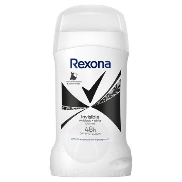 Rexona stift 40/50ml Invisible B&W