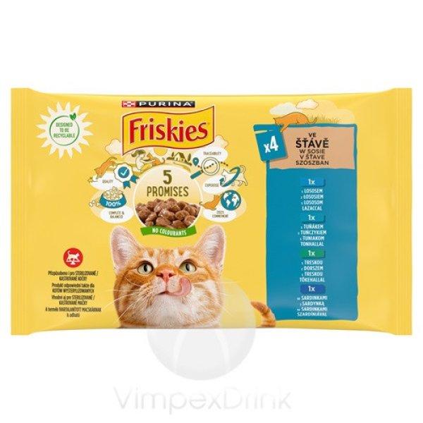 FRISKIES L-T-Sz-T nedves macska 4x85g