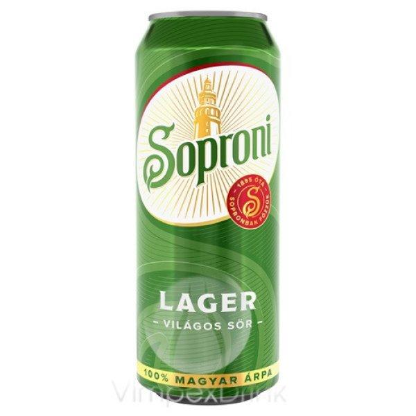 Soproni 0,5l dobozos /24/ - DRS