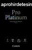 Canon Pro Platinum PT-101 300g A3+ 10db Fnyes Fotpapr