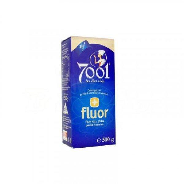 7001 Őstengeri Fluoridos Jódos Párolt Finom Só 500G