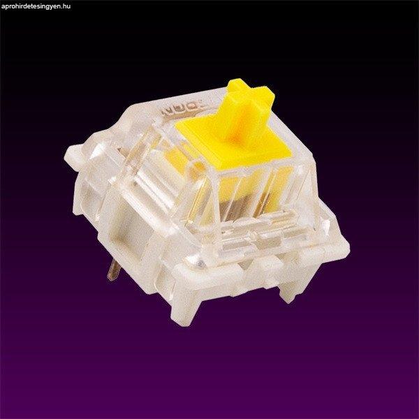 AVAX Billentyűzet Switch/Kapcsoló Gateron Milky Yellow Lineáris 10darab