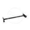 Solarix RAIL-1U-DIN 19" 1U fekete DIN sn panel