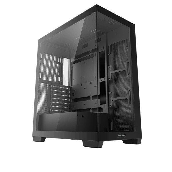 DeepCool Számítógépház - CG580 (fekete, ablakos, venti nélkül, BTS, ATX,
2xUSB3.0, 1xUSB2.0)