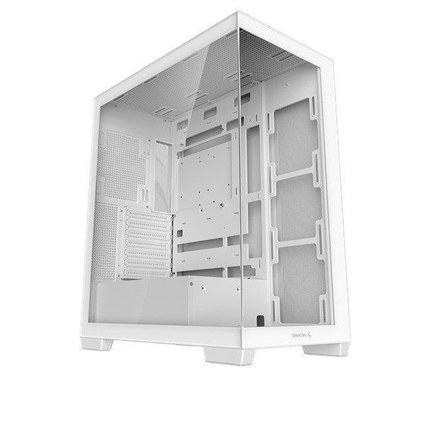 DeepCool Számítógépház - CG580 WH (fehér, abakos, venti nélkül, BTS,
ATX, 2xUSB3.0, 1xUSB2.0)