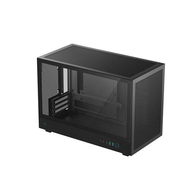 DeepCool Számítógépház - CH260 (fekete, Mini-ITX/Micro ATX (BTF), 2xUSB3.0,
Type-C, fekete)