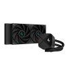 DeepCool CPU Water Cooler - LS520S Zero Dark (max 19dB; max.