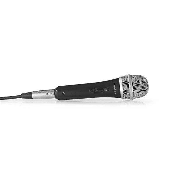 NEDIS MPWD50CBK vezetékes mikrofon,Kardioid Levehető kábel 5,00 m 50 Hz - 15
kHz 600 Ohm -72 dB | Be/Ki kapcs.Fek/szürke