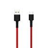 EGY Xiaomi Mi Braided USB Type-C kbel 1 m, piros/fekete - S