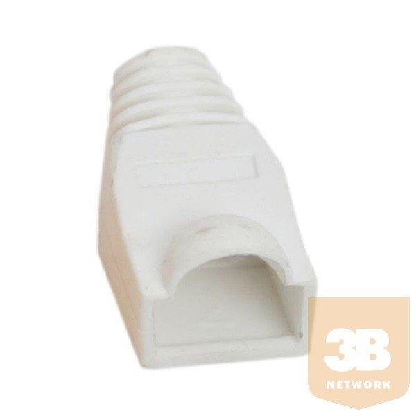 Törésgátló RJ45 csatlakozóhoz (05230FH), fehér, 100db/csomag