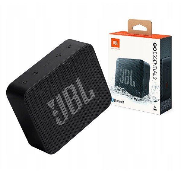 JBL Go Essential 2 horozható bluetooth hangszóró, IP 67, por és vízálló,
5 óra üzemidő, Pro Sound hangzás, Fekete