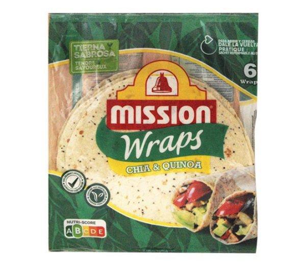 MISSION WRAP CHIA&QUINOA 370G