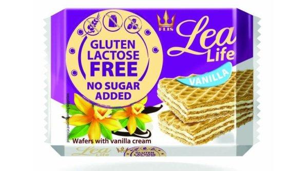 Lea life vaníliás ostyaszelet hozzáadott cukor-, glutén-, laktóz nélkül
95 g
