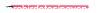 Ceruza, neon pink, siam piros SWAROVSKI kristllyal, 14 cm,