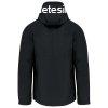 Frfi kapucnis softshell dzseki, Kariban KA413, Black-S