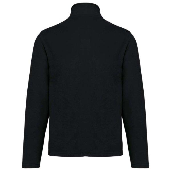 Uniszex környezetbarát, unisex cipzáras mikropolár pulóver, Kariban KA9121,
Black-2XL