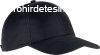 KP156 baseball sapka 6 paneles poliszter K-UP, Black-U