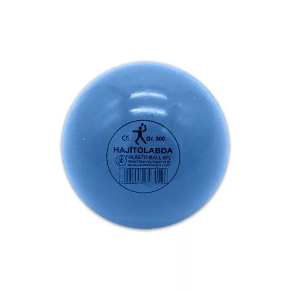 Hajítólabda (dobólabda) – 300 g, 10 cm, kék – Plasto Ball