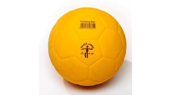 Hajítólabda (dobólabda) – 600 g, 14,5 cm, sárga– Plasto Ball