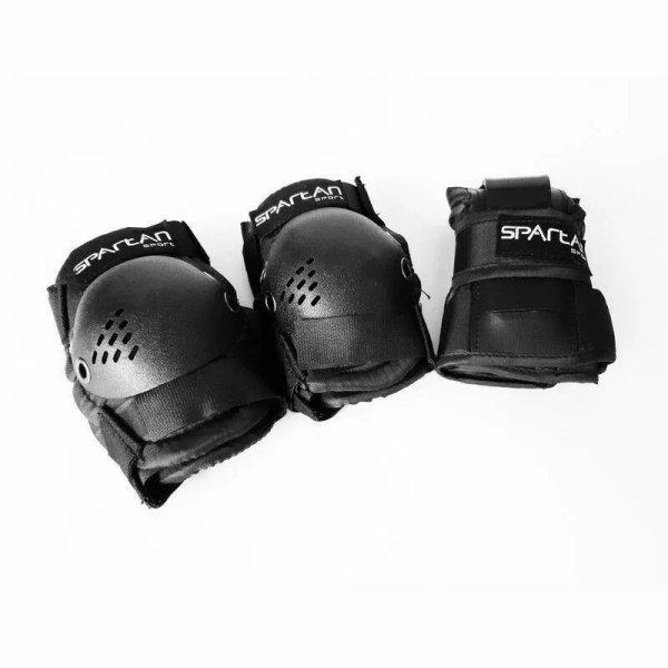 Védőfelszerelés szett S-es, 6 db, fekete – Spartan standard
