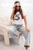 Pamut rvid ujj pl gyngys felvarrval, 69078-as modell,