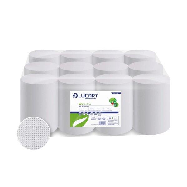 Kéztörlő tekercses 2 rétegű átmérő: 13 cm fehér duda nélküli 12
tekercs/karton EcoLucart 2.13 CL_861100