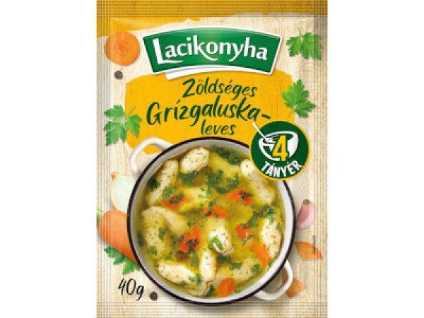 Lacikonyha Zöldséges grízgaluska leves 40g