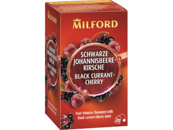 Milford Feketeribizli - cseresznye ízű gyümölcstea 20x2,5g