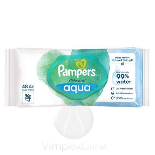 Pampers törlőkendő 48db Aqua