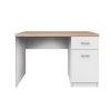 KONDELA PC asztal 1d1s, DTD laminlt, fehr/tlgy sonoma, TO