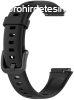 4wrist Szilikon szj Huawei Watch Band 7-hez - Black