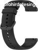 4wrist Univerzlis szilikon szj fekete csattal 22 mm ? Blac