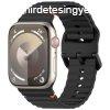 4wrist Szilikon szj Apple Watch 42/44/45/49 mm - Black
