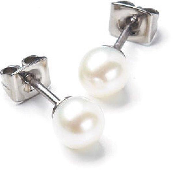 Boccia Titanium Titán gyöngy fülbevaló 0536-01