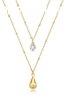 Brosway Dupla aranyozott nyaklnc Tear Drop Perfect BPC37