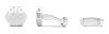 Calvin Klein Luxus acl mandzsettagombok Latch 35000257