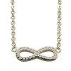CRYSTalp Bjos aranyozott nyaklnc Infinity 32148.EG