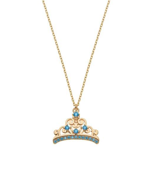 Disney Bájos aranyozott nyaklánc Princess NS00020YZBL-157.CS (lánc, medál)