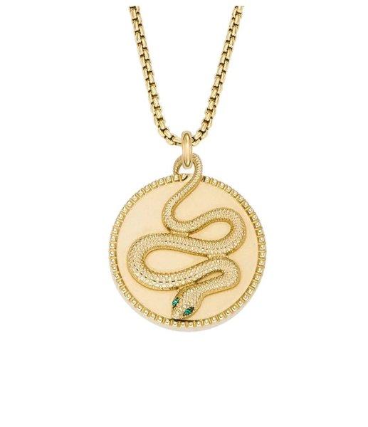 Fossil Elegáns aranyozott nyaklánc Lunar New Year JF04827710