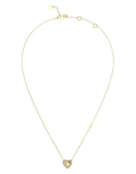 Guess Szív aranyozott nyaklánc Beloved JUBN05018JWYGT/U